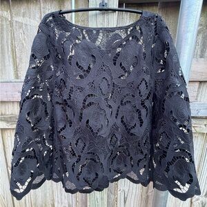 GiGiO Chic Black Lace Blouse for Women